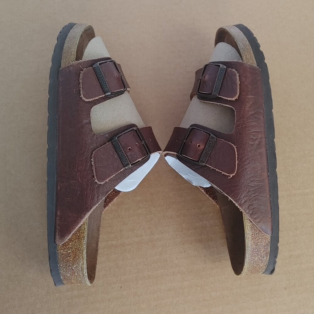 Birkenstock Brown Leather Sandals - Size 36 - Picture 9 of 15